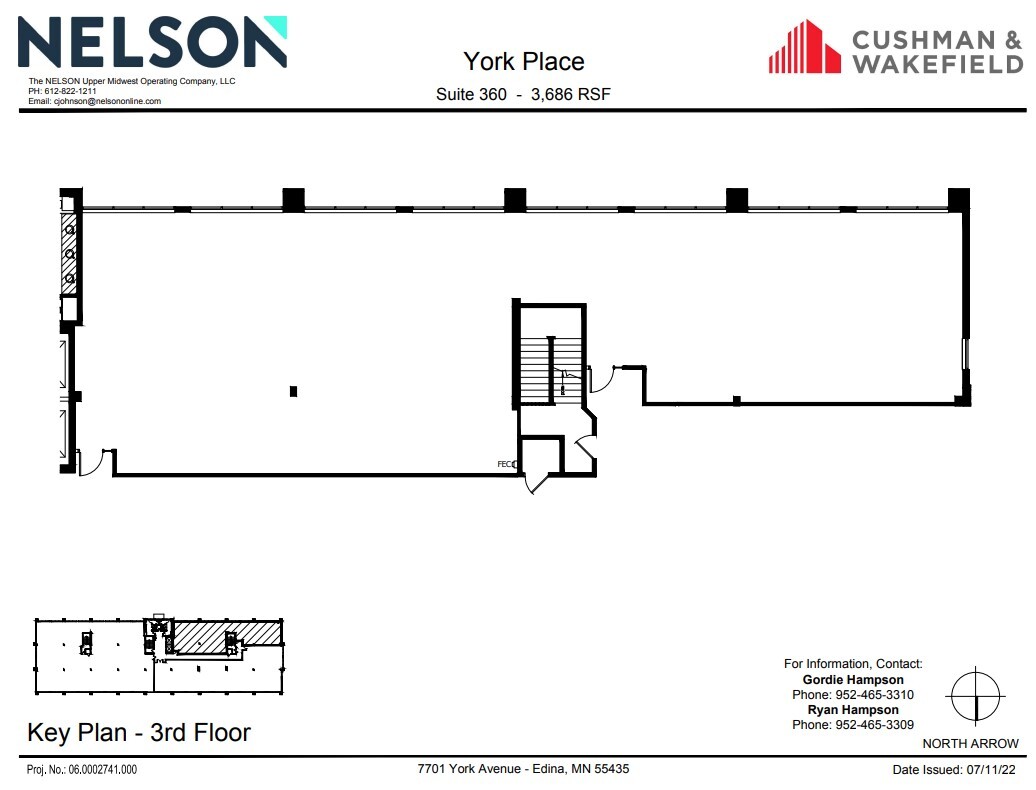 7701 York Ave S, Edina, MN en alquiler Plano de la planta- Imagen 1 de 1