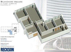 1 Landmark Sq, Stamford, CT en alquiler Plano de la planta- Imagen 1 de 2