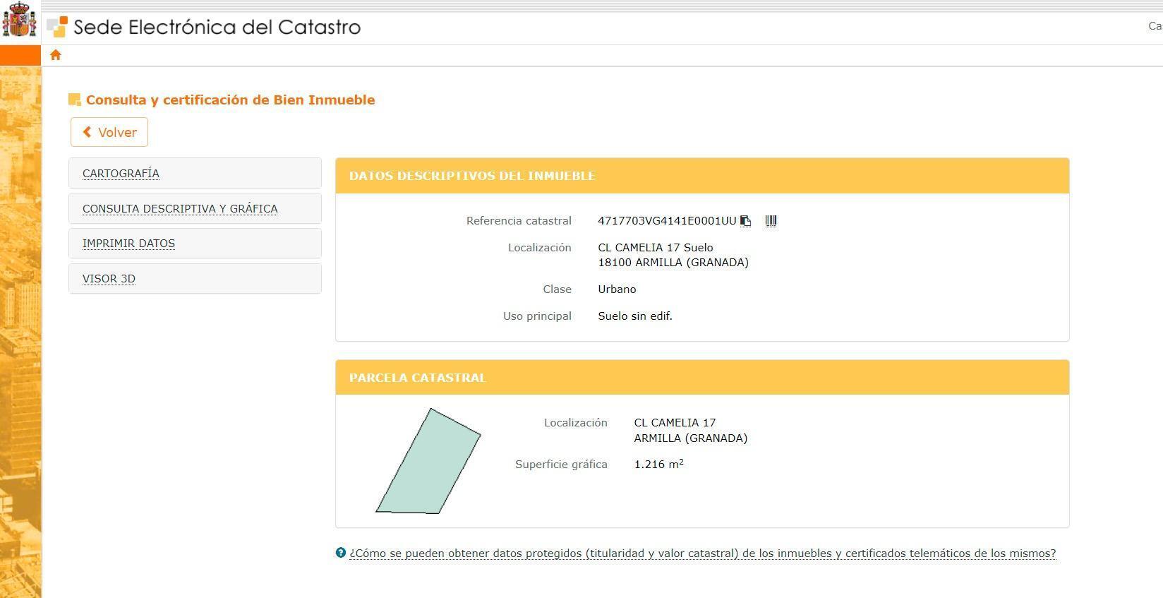 Terreno en Armilla, Granada en venta Plano del sitio- Imagen 1 de 6