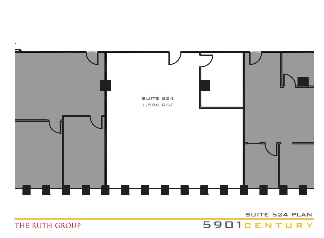 5901 W Century Blvd, Los Angeles, CA en alquiler Plano de la planta- Imagen 1 de 1