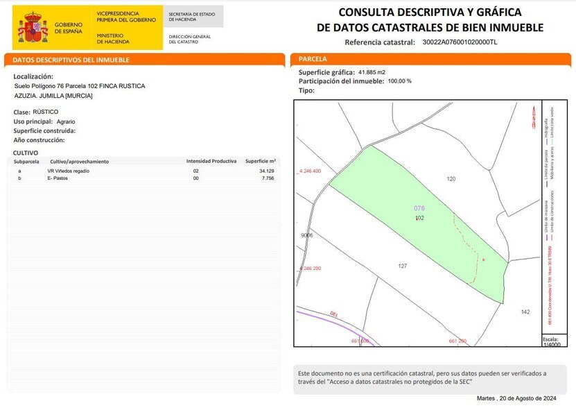 Terreno en Jumilla en venta - Foto del edificio - Imagen 2 de 3