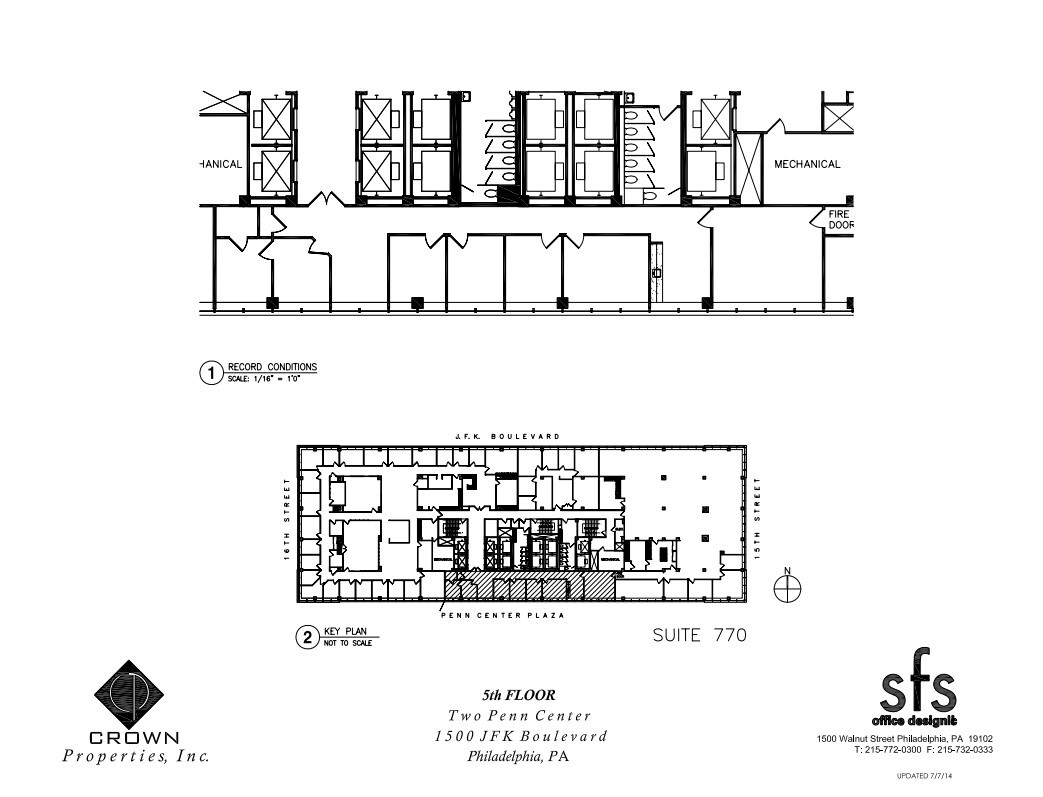 1500 John F Kennedy Blvd, Philadelphia, PA en alquiler Plano de la planta- Imagen 1 de 1