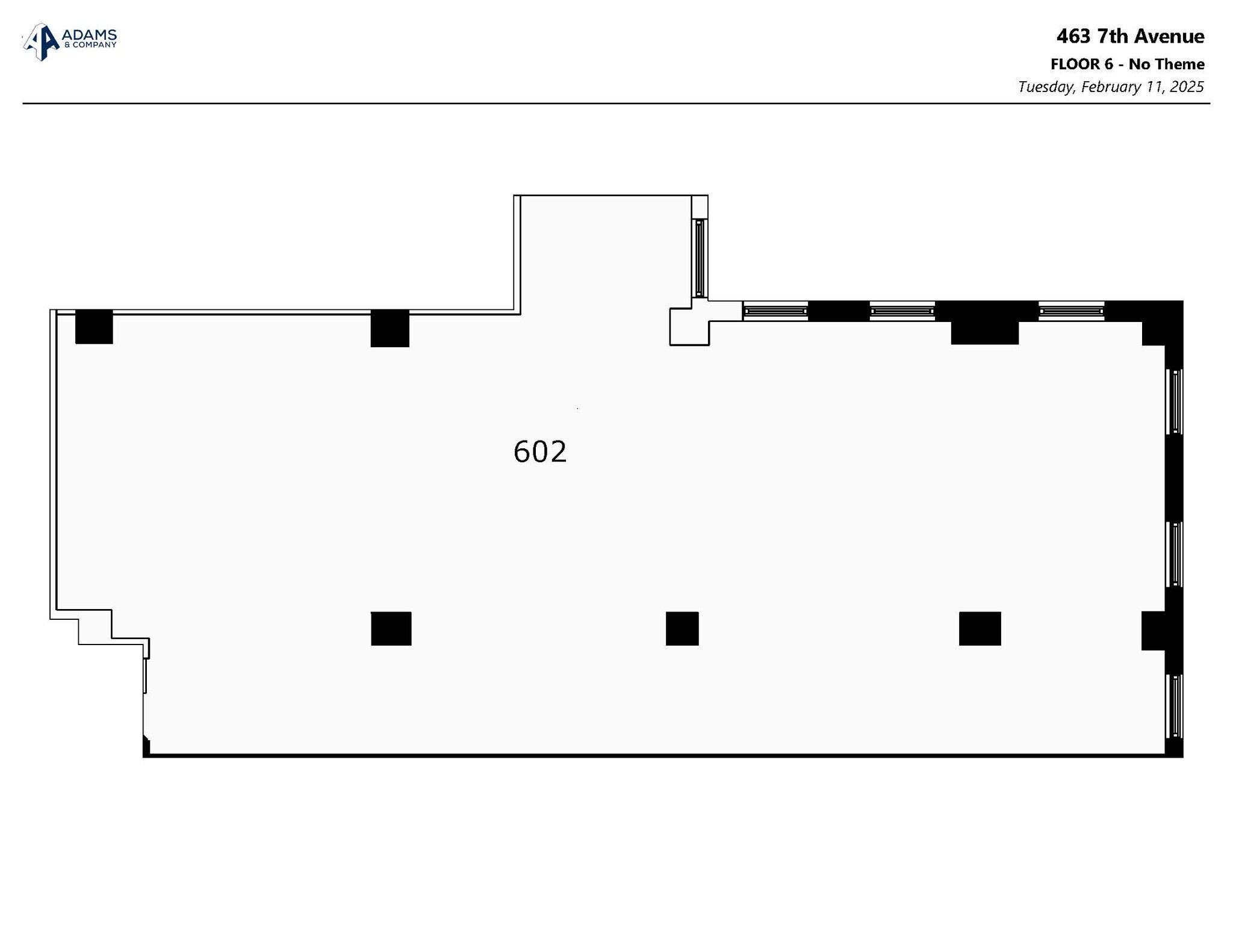 463 Seventh Ave, New York, NY en alquiler Plano de la planta- Imagen 1 de 1