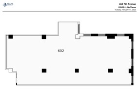 463 Seventh Ave, New York, NY en alquiler Plano de la planta- Imagen 1 de 1