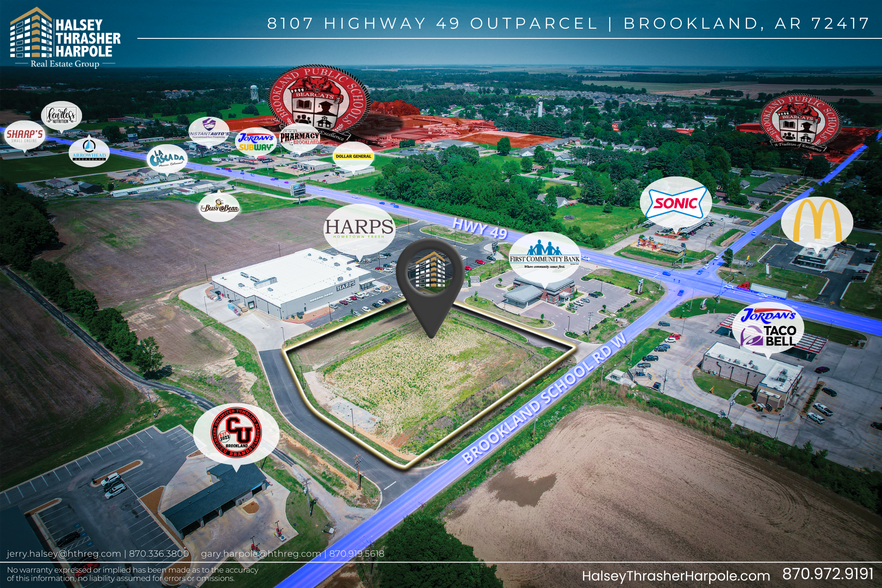 8107 Highway 49, Brookland, AR en venta - Foto del edificio - Imagen 3 de 7