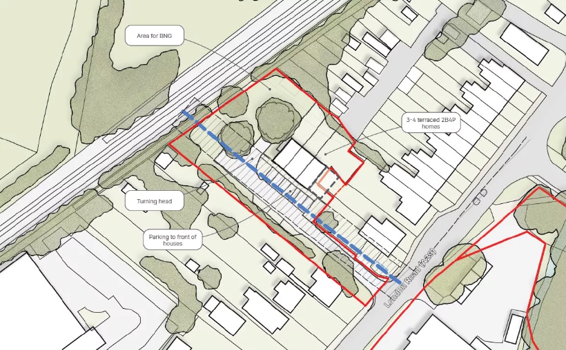25 London Rd, Pulborough en venta - Plano del sitio - Imagen 2 de 4