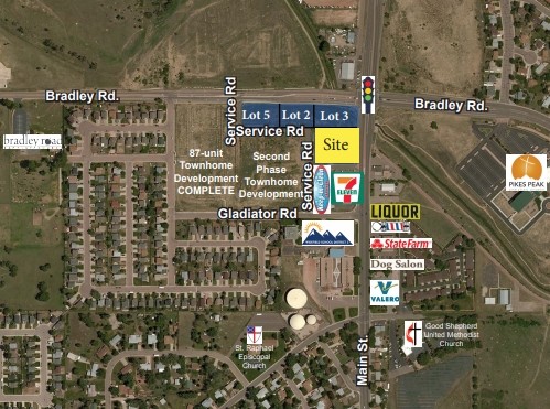 SWC Main St/Bradley Rd, Security, CO en venta - Plano del sitio - Imagen 2 de 2