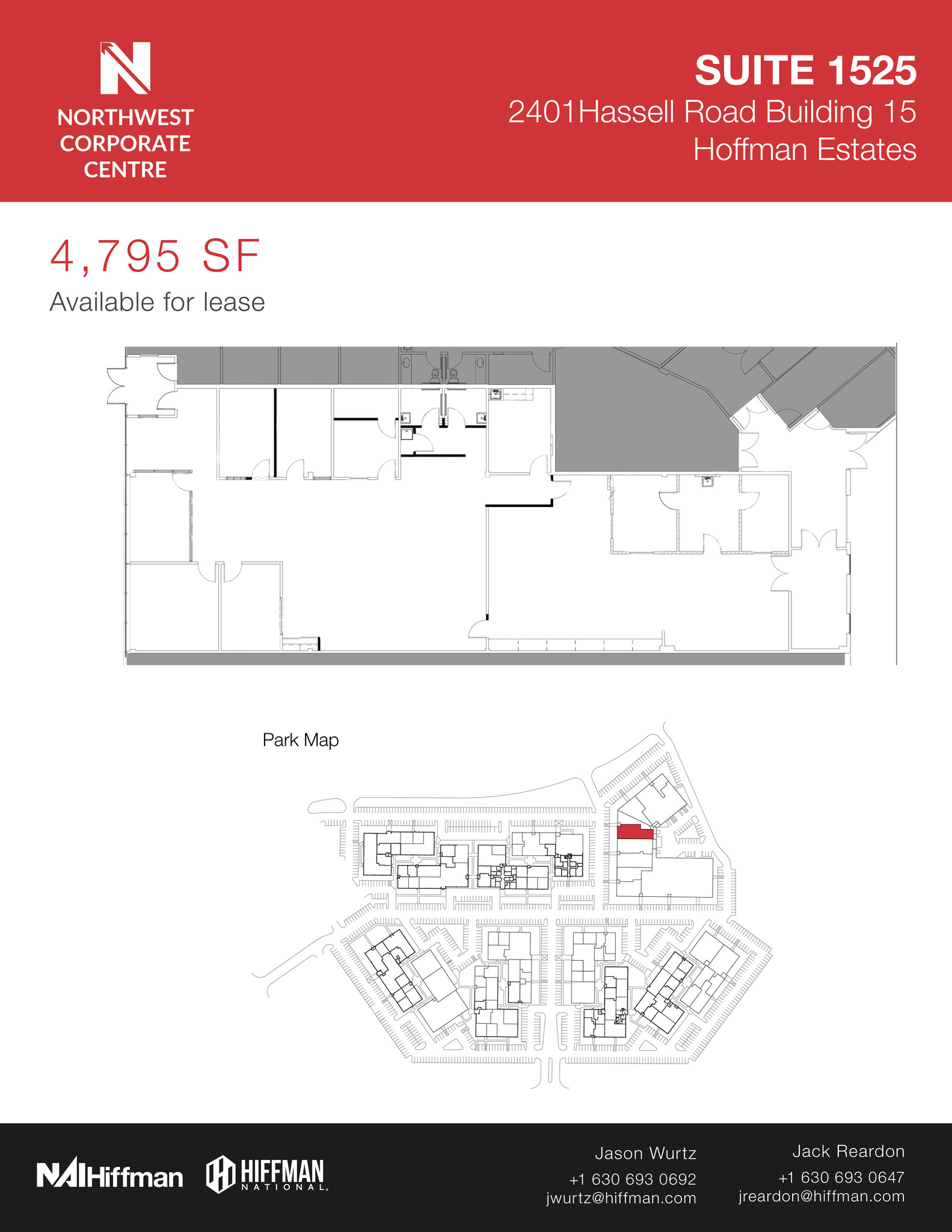 2500 W Higgins Rd, Hoffman Estates, IL en alquiler Plano de la planta- Imagen 1 de 1