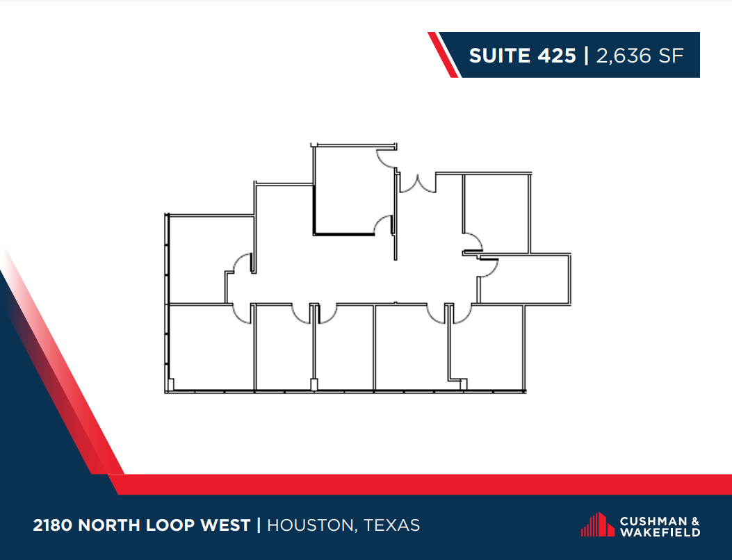 2180 North Loop W, Houston, TX en alquiler Plano de la planta- Imagen 1 de 1