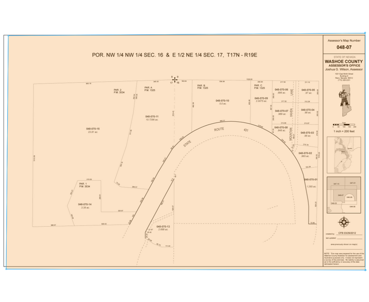 0 Mount Rose Hwy, Reno, NV en venta - Plano de solar - Imagen 2 de 2