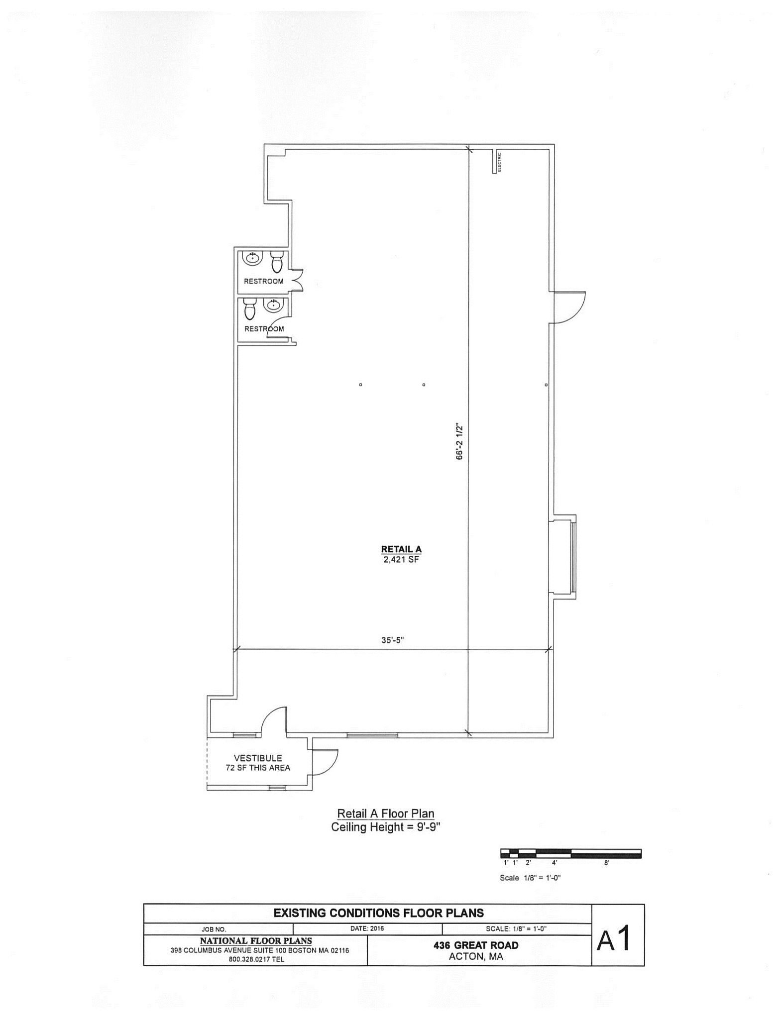 436 Great Rd, Acton, MA en alquiler Plano de la planta- Imagen 1 de 1