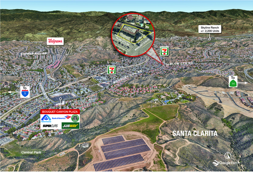 28048 Bouquet Canyon Rd, Santa Clarita, CA en alquiler - Vista aérea - Imagen 2 de 6