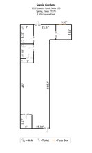 9222 Louetta Rd, Spring, TX en alquiler Plano de la planta- Imagen 1 de 5