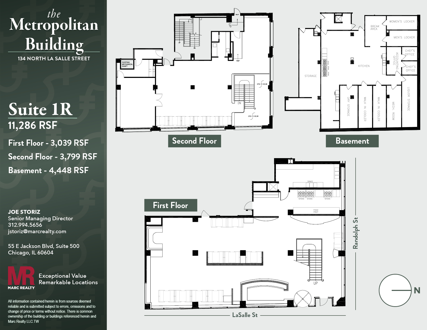 134 N LaSalle St, Chicago, IL en alquiler Plano de la planta- Imagen 1 de 12