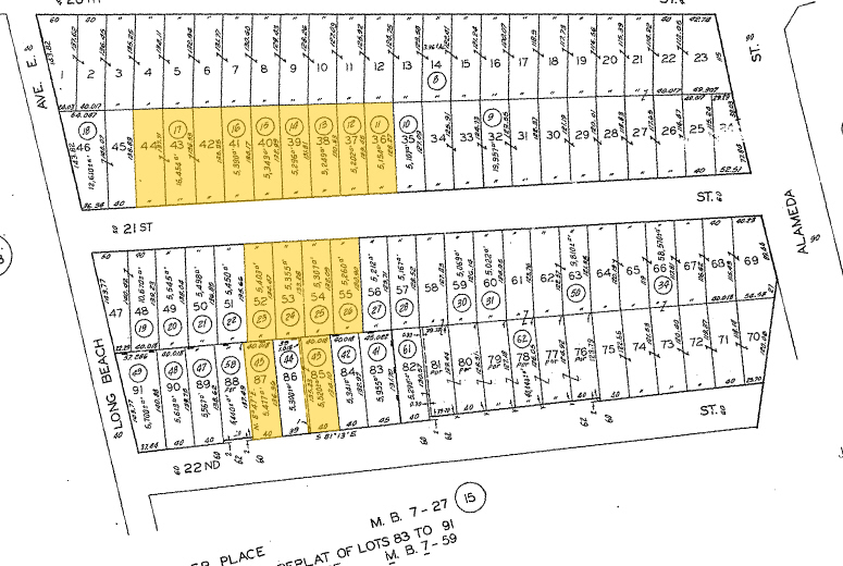 1732 E 21st St, Los Angeles, CA en alquiler - Plano de solar - Imagen 2 de 10