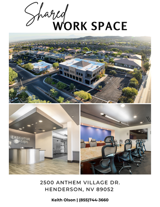 Más detalles para 2500 Anthem Village Dr, Henderson, NV - Oficinas en alquiler