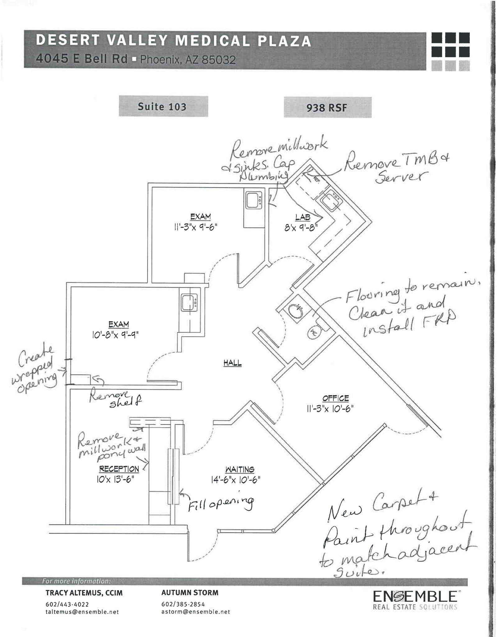 4045 E Bell Rd, Phoenix, AZ en alquiler Plano del sitio- Imagen 1 de 1