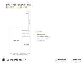 6005 Jefferson Hwy, New Orleans, LA en alquiler Plano del sitio- Imagen 1 de 1