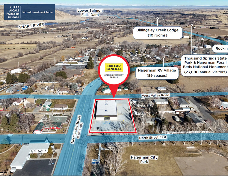 561 N State St, Hagerman, ID en venta - Vista aérea - Imagen 3 de 6