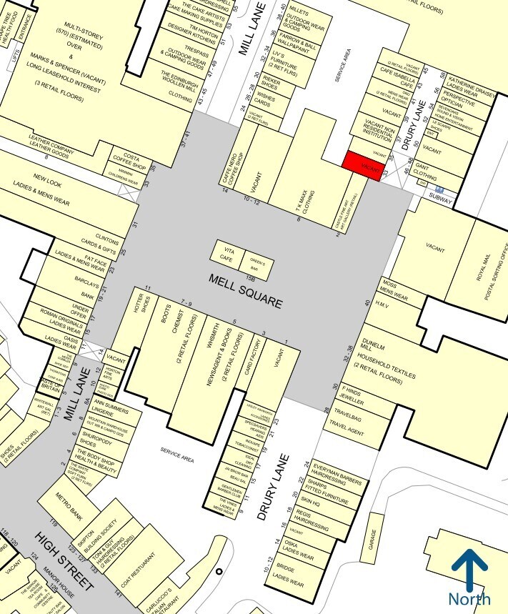 Drury Ln, Solihull en alquiler Plano de la planta- Imagen 1 de 5