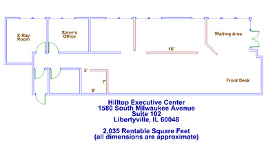 1580 S Milwaukee Ave, Libertyville, IL en alquiler Plano de la planta- Imagen 1 de 1