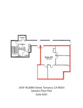 2459 W 208th St, Torrance, CA en alquiler Plano del sitio- Imagen 2 de 2