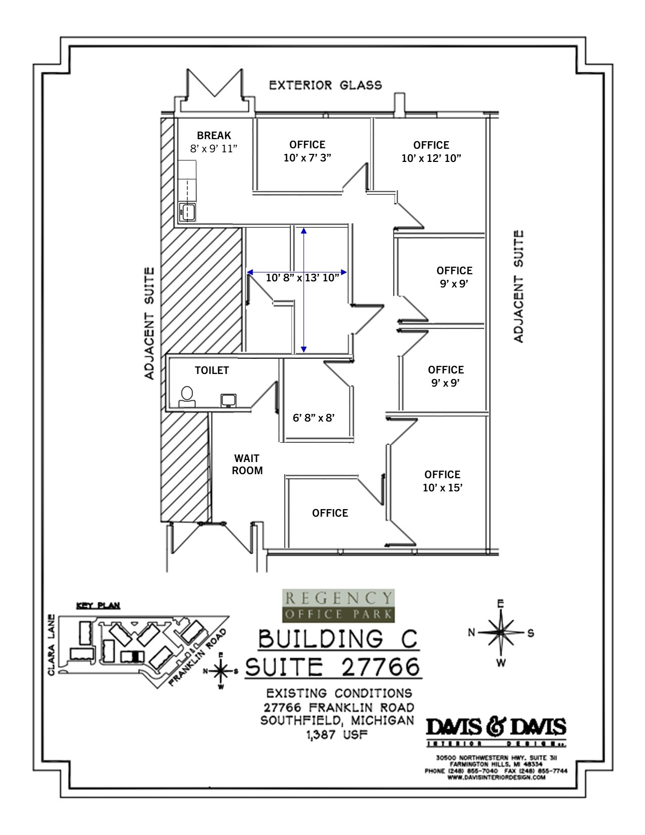 27650-27652 Franklin Rd, Southfield, MI en alquiler Plano de la planta- Imagen 1 de 1