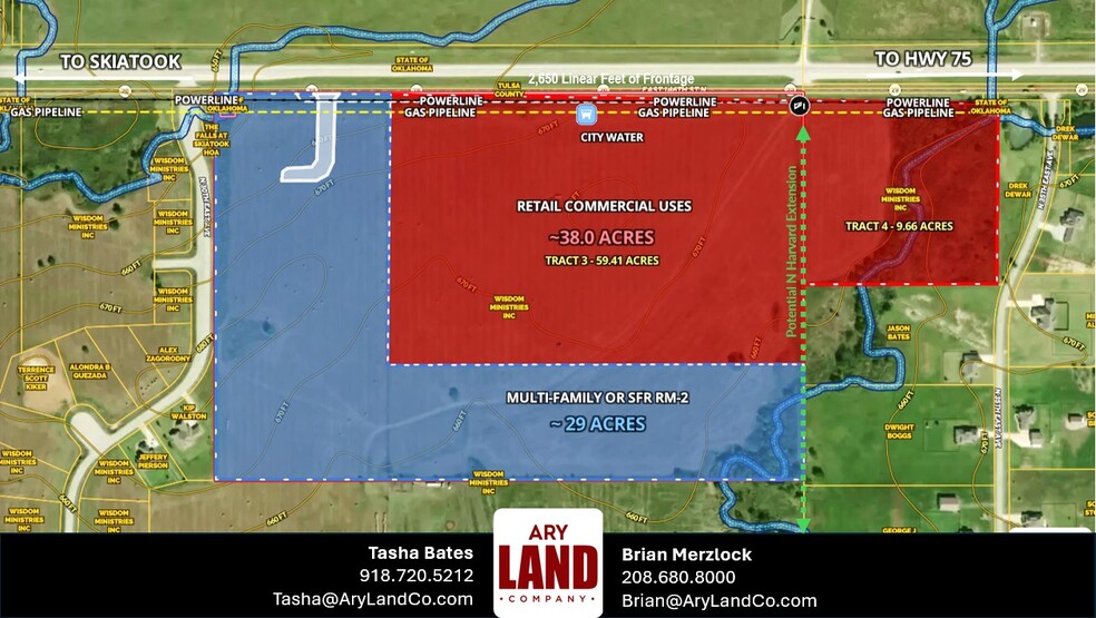 69 Acres 3200 Highway 20, Skiatook, OK en venta - Plano del sitio - Imagen 3 de 7