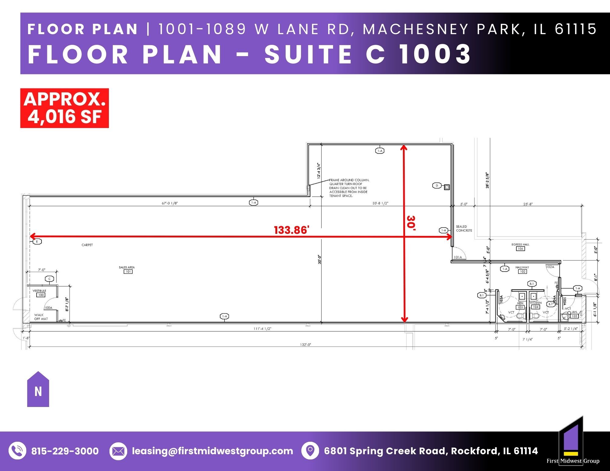 1001-1089 W Lane Rd, Machesney Park, IL en alquiler Foto del edificio- Imagen 1 de 1