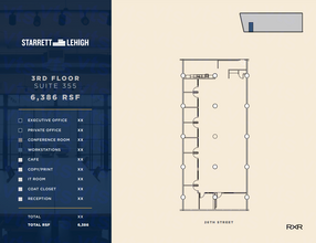 601 W 26th St, New York, NY en alquiler Plano de la planta- Imagen 1 de 6