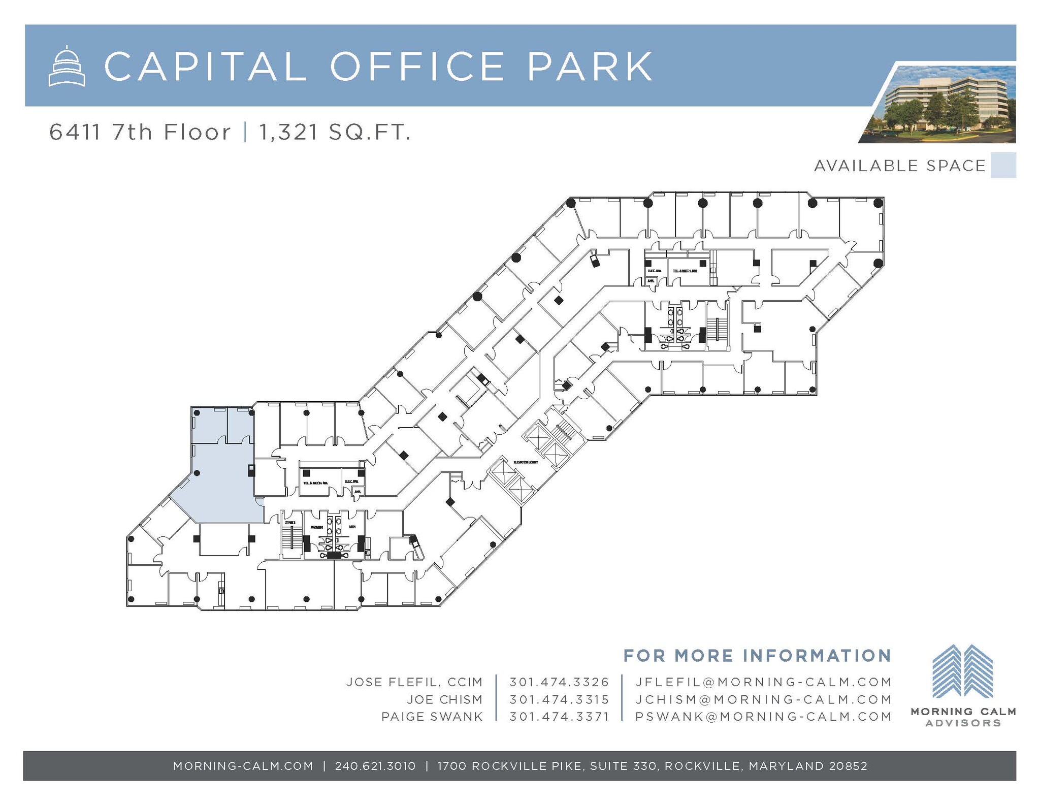 6411 Ivy Ln, Greenbelt, MD en alquiler Plano de la planta- Imagen 1 de 1