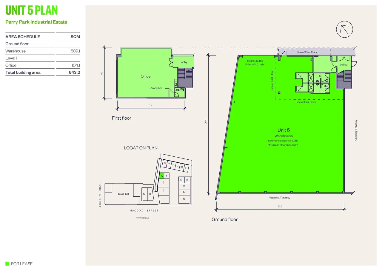 33 Maddox St, Alexandria en alquiler Plano de la planta- Imagen 1 de 1