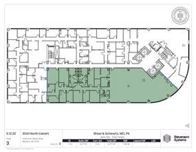 3333 N Calvert St, Baltimore, MD en alquiler Plano de la planta- Imagen 1 de 1