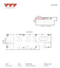 777 6th St NW, Washington, DC en alquiler Plano de la planta- Imagen 1 de 1