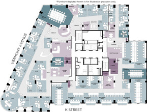 1425 K St NW, Washington, DC en alquiler Plano de la planta- Imagen 2 de 2