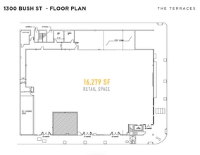 1300 Bush St, San Francisco, CA en alquiler Plano de la planta- Imagen 1 de 1