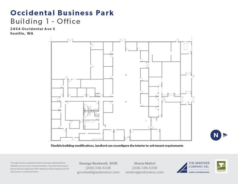 2454 Occidental Ave S, Seattle, WA en alquiler - Plano de la planta - Imagen 3 de 7