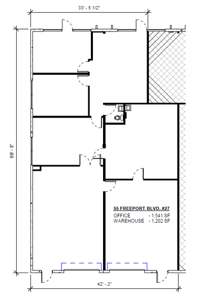 55 Freeport Blvd, Sparks, NV en alquiler - Plano de la planta - Imagen 3 de 7