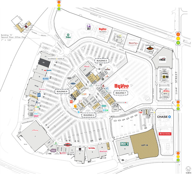 7809-7949 Towne Center Pky, Papillion, NE en alquiler - Plano del sitio - Imagen 2 de 12