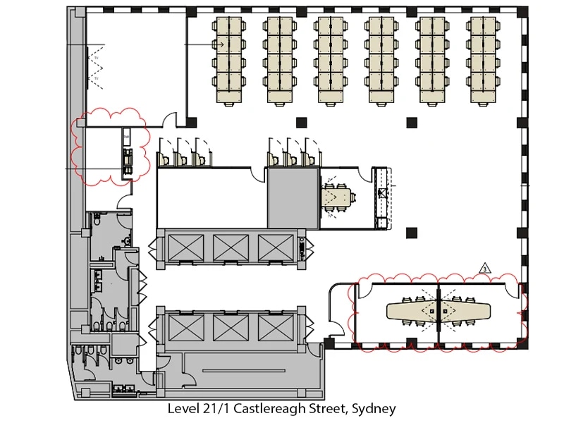 1-7 Castlereagh St, Sydney en alquiler Plano de la planta- Imagen 1 de 8