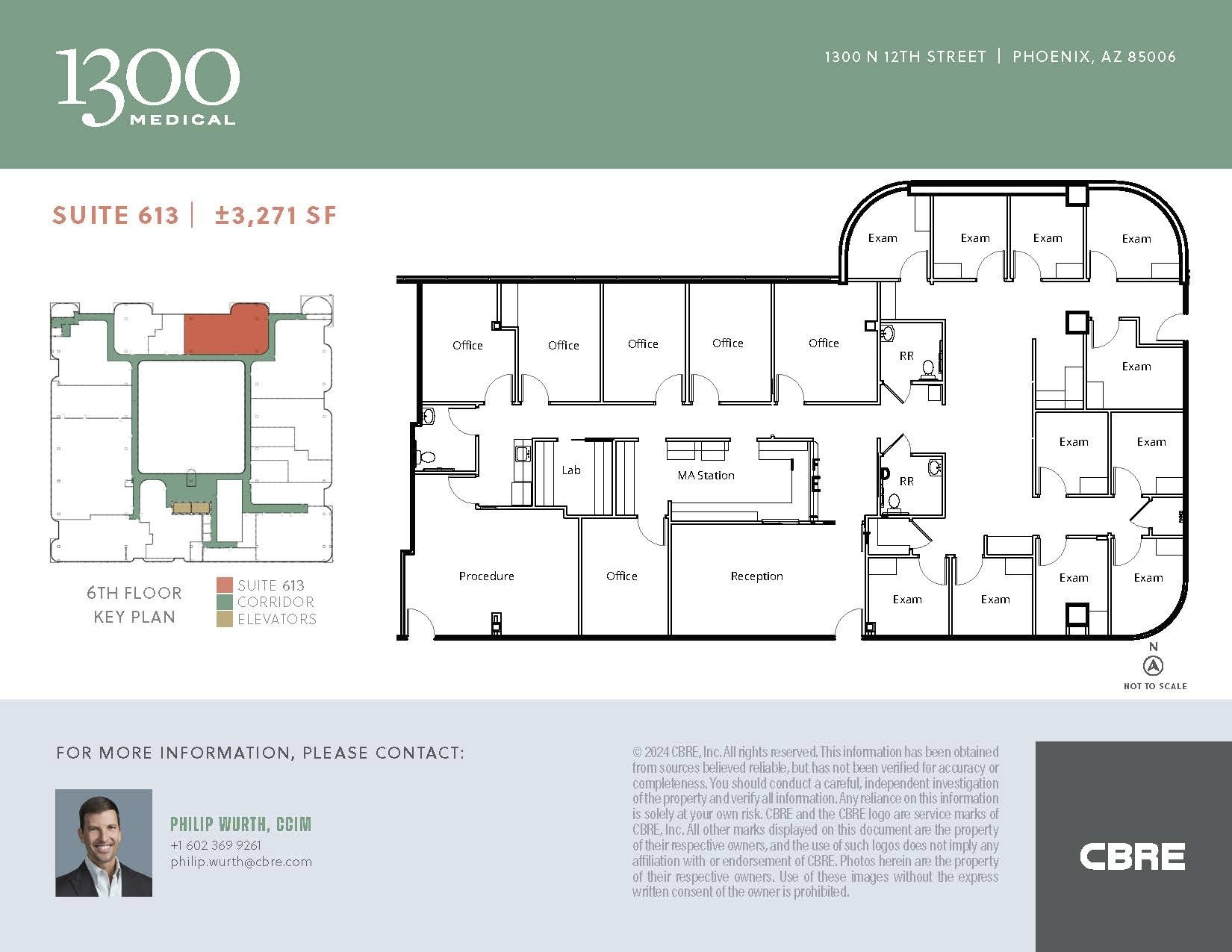 1300 N 12th St, Phoenix, AZ en alquiler Plano de la planta- Imagen 1 de 1