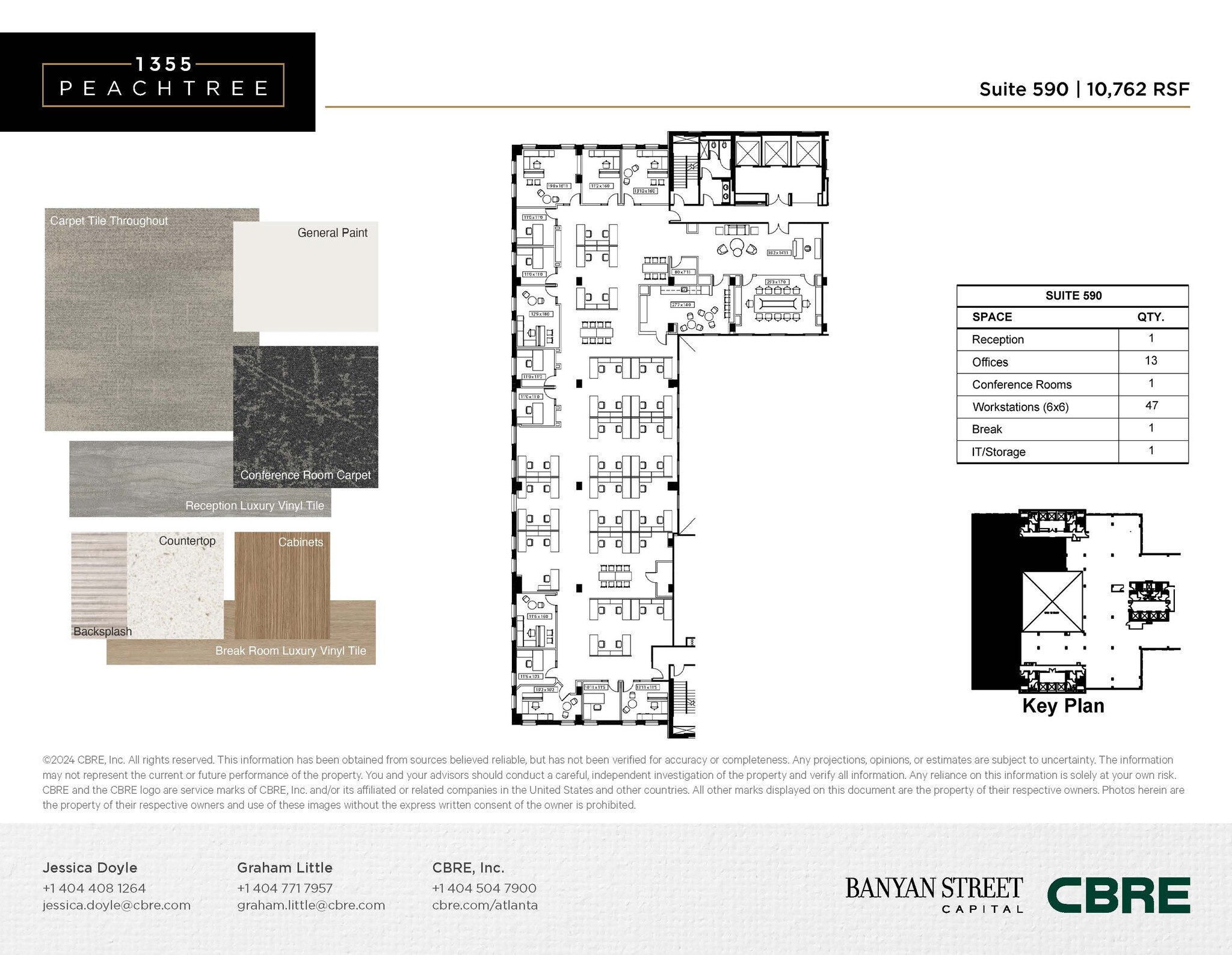 1355 Peachtree St NE, Atlanta, GA en alquiler Plano de la planta- Imagen 1 de 1