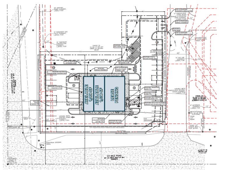 27169 23 Mile Rd, Chesterfield, MI en alquiler - Plano del sitio - Imagen 1 de 2