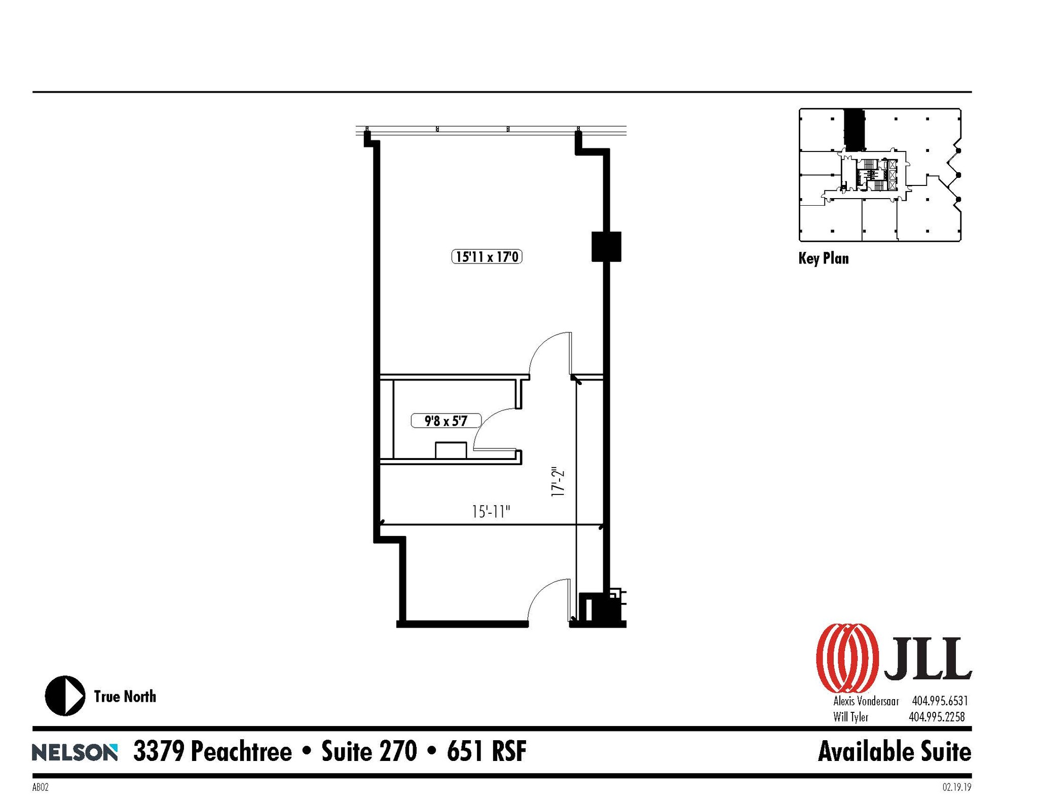 3379 Peachtree Rd NE, Atlanta, GA en alquiler Plano de la planta- Imagen 1 de 1