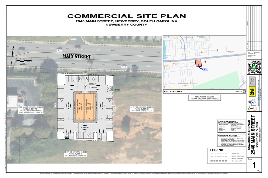 00 Main st, Newberry, SC en alquiler - Plano del sitio - Imagen 2 de 6