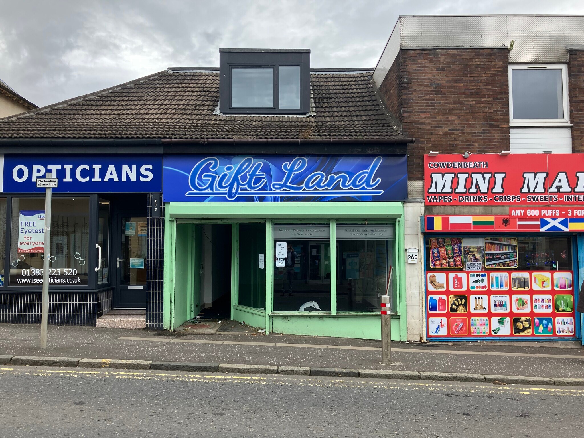258-268 High St, Cowdenbeath en alquiler Foto del edificio- Imagen 1 de 4