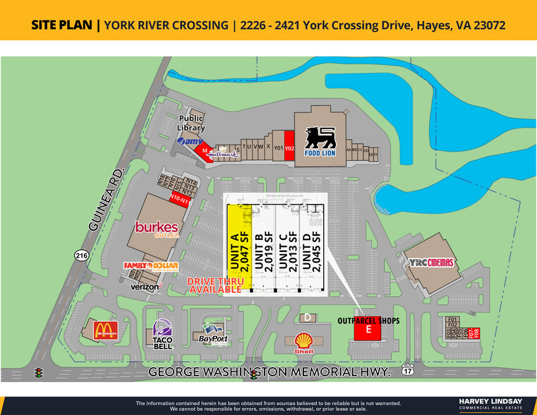 2292 York River Crossing, Gloucester, VA en alquiler - Plano del sitio - Imagen 2 de 9