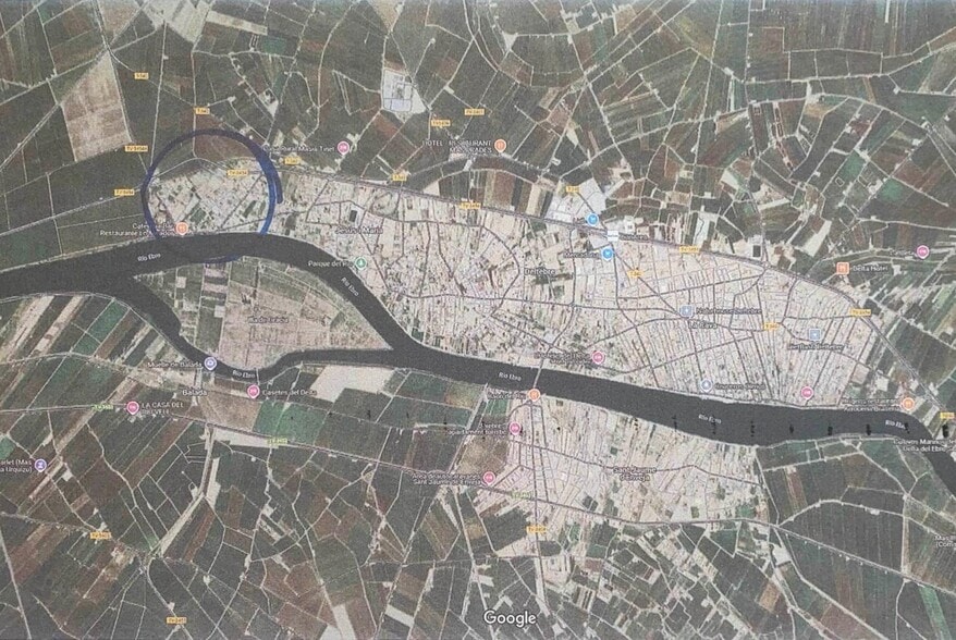 Terreno en Deltebre, Tarragona en venta - Vista aérea - Imagen 2 de 3