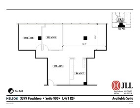 3379 Peachtree Rd NE, Atlanta, GA en alquiler Plano de la planta- Imagen 1 de 1