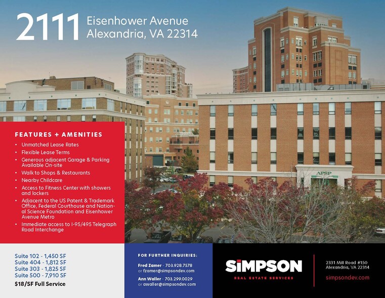 2111 Eisenhower Ave, Alexandria, VA en alquiler - Foto del edificio - Imagen 1 de 5